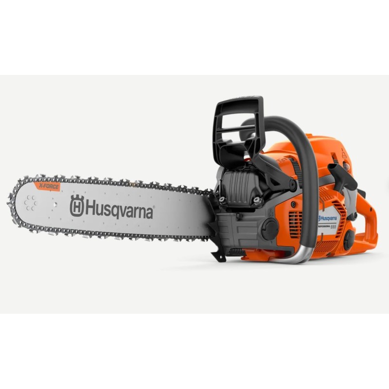 Tronçonneuse essence HUSQVARNA 555 59,8cc puissance 3,1 kW barre 45 cm