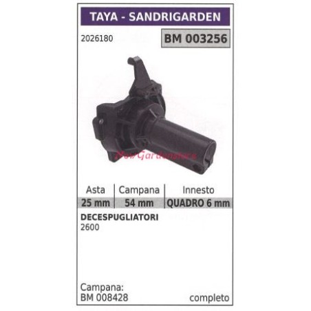 Kupplungsgehäuse TAYA Freischneider 2600 003256 | Newgardenstore.eu