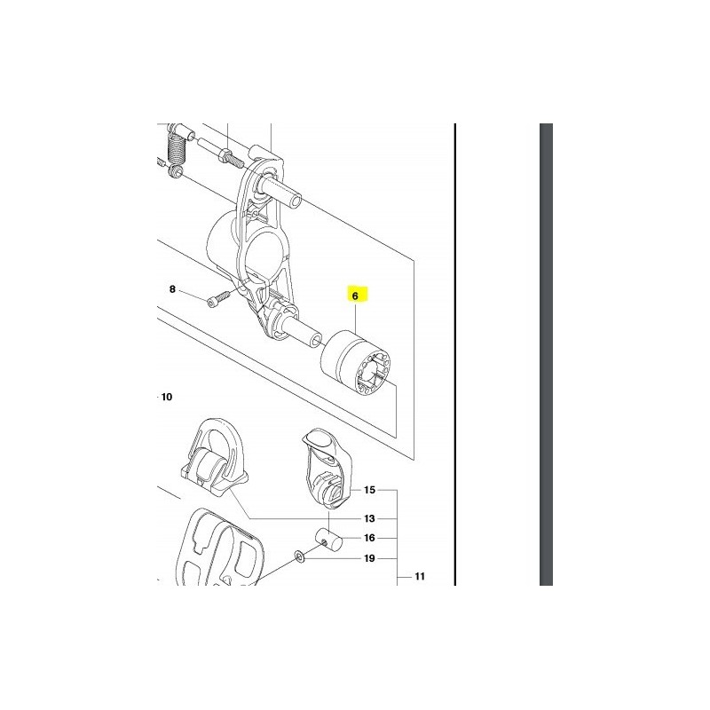 AMMORTIZZATORE 544230901 ORIGINALE HUSQVARNA