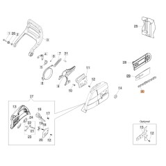 Cadena de paso 3/8 68 eslabones ORIGINAL OLEOMAC motosierra GS 650 - GS 651 30629001C