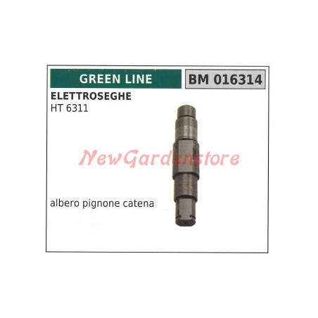 GREEN LINE Kettenradwelle für HT 6311 Elektrosäge 016314 | Newgardenstore.eu