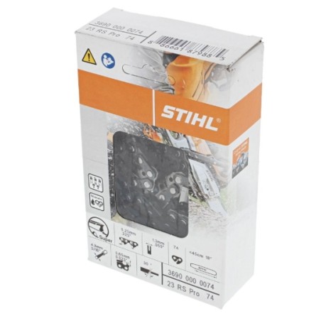 Cadena de motosierra Pro Rapid Super 74 eslabones ORIGINAL STIHL 36900000074 | Newgardenstore.eu