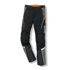 Schwarze Schnittschutzhose aus leichtem, atmungsaktivem STIHL ADVANCE X-LIGHT | Newgardenstore.eu