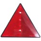 Catadiottro triangolare rosso per rimorchio a 2 fori - 162 x 142 mm