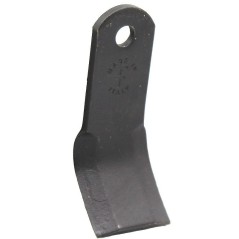 Cuchillo para picar en forma de Y - 40 x 6 x 130 con orificio de 12,5 mm