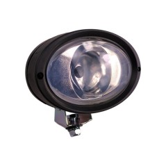 Oval work light with transparent glass work light