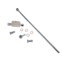 Kit vanne de blocage double effet pour troisième point et piston hydraulique avec raccord 3/8