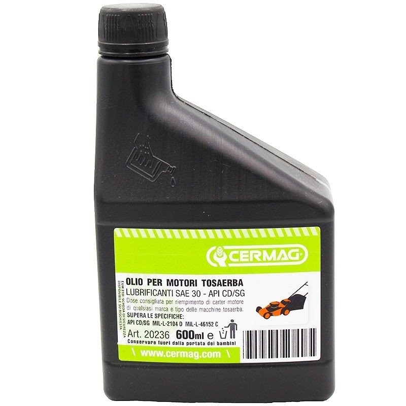 Aceite de motor SAE 30 para cortacésped 600 ml