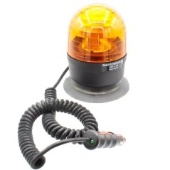 Magnetic tractor flashing light and suction cup 12 V microboule-r Siren - beacon | Newgardenstore.eu