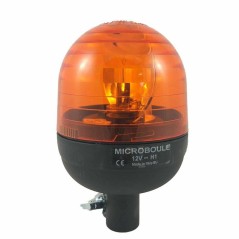 Feu clignotant pour tracteur à tige fixe Sirène 12V - Gyrophare | Newgardenstore.eu