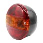 Fanale posteriore sinistro omologato trattore e rimorchio 140 mm 3 luci rotondo Fanale posteriore sinistro omologato trattore e rimorchio 140 mm 3 luci rotondo