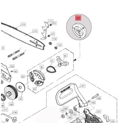 Grupo de embrague ORIGINAL BLUEBIRD para motosierra CS 590 CS590-60