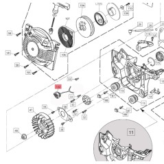 Tapón de aceite ORIGINAL BLUEBIRD para motosierra CS 590 CS590-132