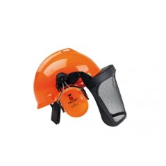 Casco forestal G22D protección auditiva visera de acero