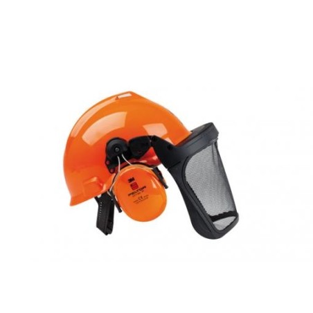 Casco forestale G22D protezione per le orecchie visiera in acciaio | Newgardenstore.eu