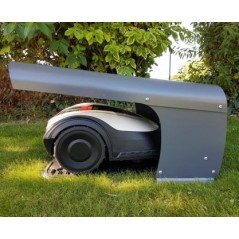 Aluminium shed compatible with robotic lawnmower Ambrogio L-15 - L15 Deluxe | Newgardenstore.eu