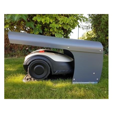 Cobertizo de aluminio compatible con robot cortacésped Ambrogio L-15 - L15 Deluxe | Newgardenstore.eu