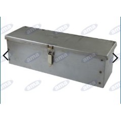 Sheet metal toolbox for agricultural tractor 420x130x130mm 01261 | Newgardenstore.eu