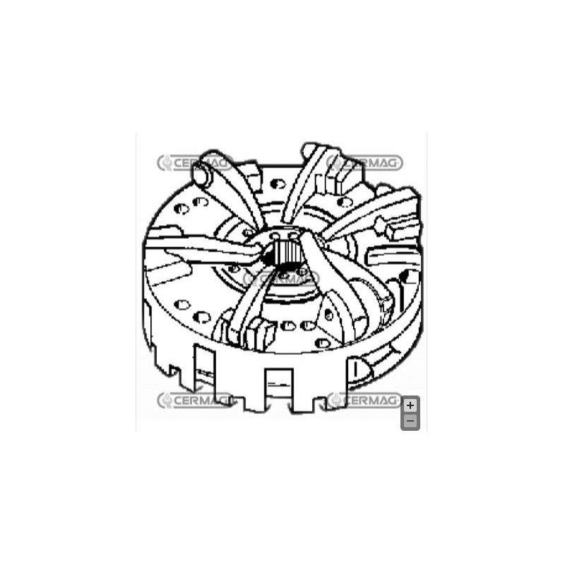 SAME Kupplungsmechanismus für Ackerschlepper SOLARIS 350 450 15704