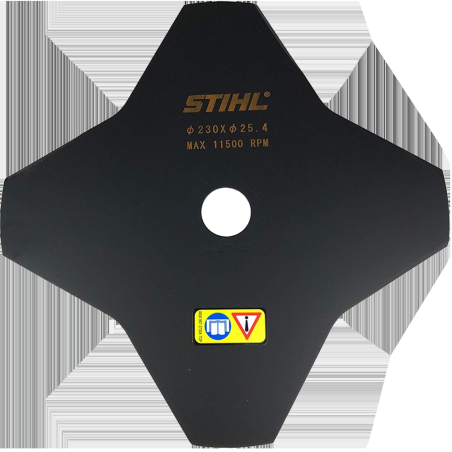 Cuchilla cortacésped 230 mm 4 F Stihl 40017133801 | Newgardenstore.eu
