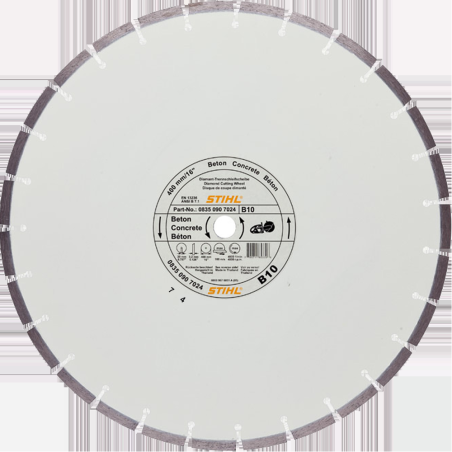 Disco da Taglio per Mattoni e Cemento Stihl 08350907050 | Newgardenstore.eu