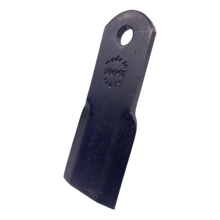 Straight chopping knife 130 x 40 x 6 hole 12.5 mm - Trincia Ferri | Newgardenstore.eu