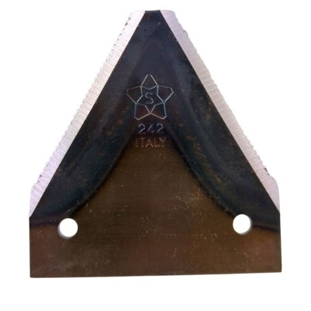 Dente lama sezione rigata tipo larga per motofalciatrice Gaspardo e Gribaldi&Salvia | Newgardenstore.eu