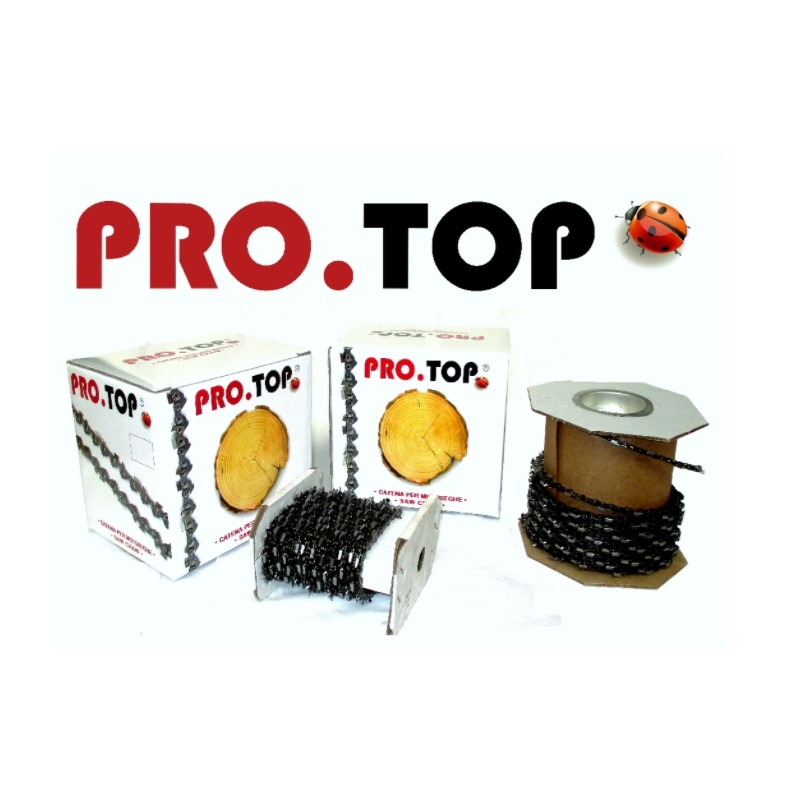 Chain PRO.TOP 3/8 - 1.3 in 30 m roll 3/8 pitch 1.3 mm chainsaw thickness