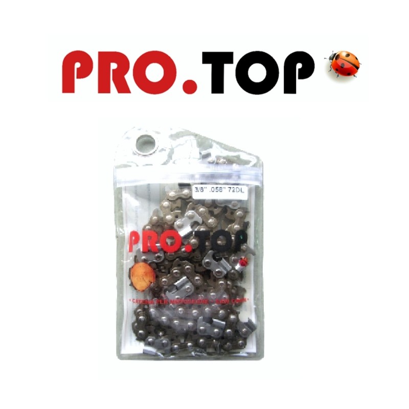Chain PRO.TOP 3/8 thickness 1.5 mm pitch 3/8 72 chainsaw links