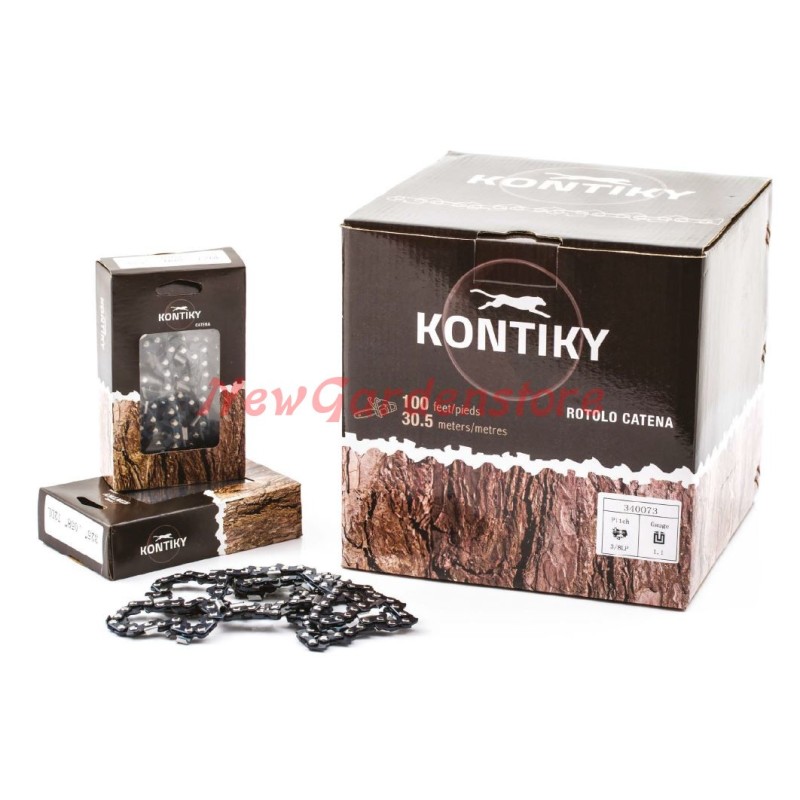 Kontiky chainsaw pre-assembled chains 345666