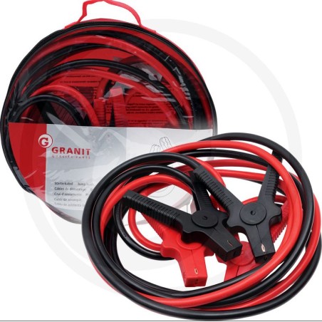 Cables de arranque semiprofesionales 12V tensión de carga y de encendido 4,5m de cable | Newgardenstore.eu