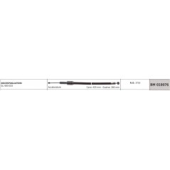 Cable acelerador desbrozadora GREEN LINE GL430 ECO cable 420 mm vaina 260 mm | Newgardenstore.eu