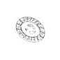 Rigid clutch disc 40044 FOR FIAT AGRI 595725 GG4 40044 001