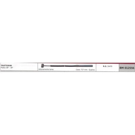 MURRAY flat tractor blade drive cable 38" - 39" cable 717 mm | Newgardenstore.eu