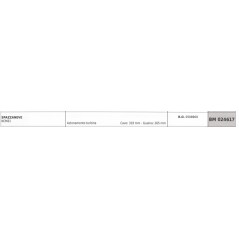 GARDENPRO Snowplough turbine drive cable KCM21 cable 319mm sheath 265mm