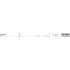 JARDIMECA Motorhacken-Antriebskabel C180 Kabel 1195 mm Mantel 1071 mm