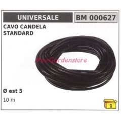 Câble de bobine Connecteur de bougie d'allumage capuchon UNIVERSAL 000627 5mm 10 mètres