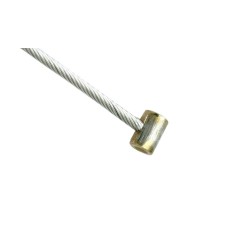 Câble avec ardillon pour tondeuse à gazon longueur 2500 mm diamètre 2.5 mm 450204 | Newgardenstore.eu