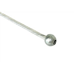 Cable con barra de bola para cortacésped longitud 2000 mm diámetro 2,5 mm 450191