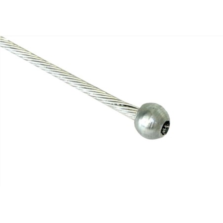 Cable with lawn mower ball barrel length 2000 mm diameter 2.5 mm 450191 | Newgardenstore.eu