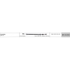 Cortacésped HONDA cable de freno motor HRB 215 cable 1405 mm funda 1155 mm