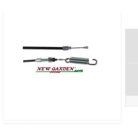 Cable de inserción cuchilla tractor cortacésped CASTELGARDEN TC102 2 382004602/3 | Newgardenstore.eu