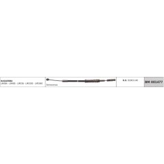 KAAZ câble pour tondeuse LM484 LM485 LM536 LM5350 LM5360 code 001477
