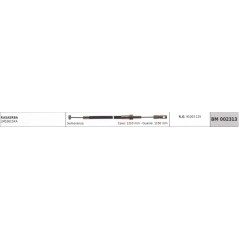 KAAZ tondeuse câble d'entraînement LM5361SXA câble 1210mm gaine 1150mm | Newgardenstore.eu