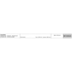 MAORI tondeuse MP4900HTQX MP490BT automotrice câble 1640 mm gaine 1400 mm