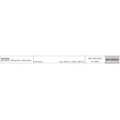 MAORI tondeuse MP5518SVQ MP5516SVHQ automotrice câble 1460mm gaine 1096mm