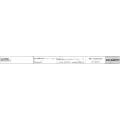 Cavo semovenza MOWOX rasaerba PM5160SHW-H cavo 1470mm guaina 1215mm con registro | Newgardenstore.eu