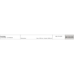 Cavo semovenza MTD rasaerba 12A-976K000 - 12A-999L401 cavo 1535mm guaina 1360mm