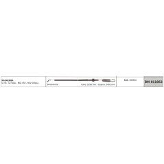 Cavo semovenza SANDRIGARDEN rasaerba GI45 - GI50AL cavo 1630mm guaina 1405mm | Newgardenstore.eu