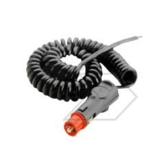 Cable espiral con enchufe de mechero para baliza de tractor agrícola A08761 | Newgardenstore.eu